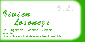 vivien losonczi business card